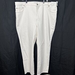 Abercrombie and‎ Fitch 90s straight high-rise women's Off White jeans size 36